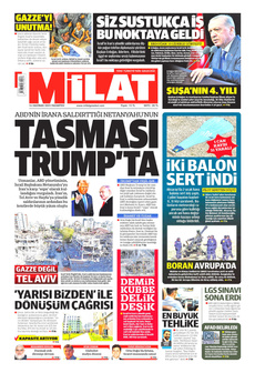 MİLAT 16 Haziran 2025 gazete manşeti