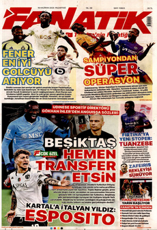 FANATİK 16 Haziran 2025 gazete manşeti