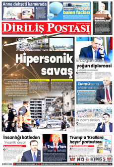 DİRİLİŞ POSTASI 16 Haziran 2025 gazete manşeti