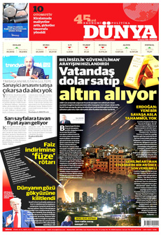 DÜNYA 16 Haziran 2025 gazete manşeti