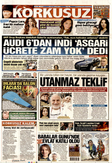 KORKUSUZ 16 Haziran 2025 gazete manşeti