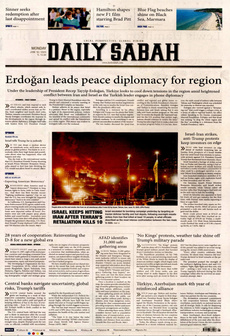 DAİLY SABAH 16 Haziran 2025 gazete manşeti
