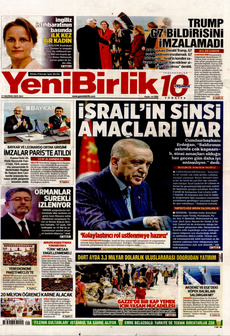 YENİBİRLİK 17 Haziran 2025 gazete manşeti