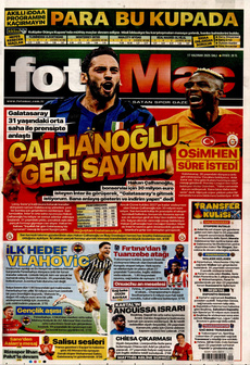 FOTOMAÇ 17 Haziran 2025 gazete manşeti