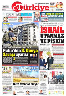 TÜRKİYE GAZETESİ 21 Haziran 2025 gazete manşeti