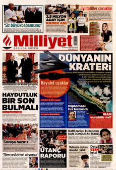 MİLLİYET 21 Haziran 2025 gazete manşeti