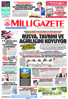 MİLLİ GAZETE 21 Haziran 2025 gazete manşeti