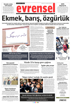 EVRENSEL 21 Haziran 2025 gazete manşeti