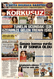 KORKUSUZ 21 Haziran 2025 gazete manşeti