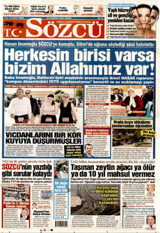 SÖZCÜ 22 Haziran 2025 gazete manşeti