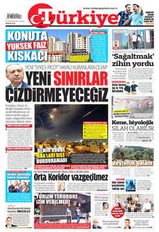 TÜRKİYE GAZETESİ 22 Haziran 2025 gazete manşeti