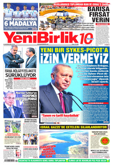 YENİBİRLİK 22 Haziran 2025 gazete manşeti