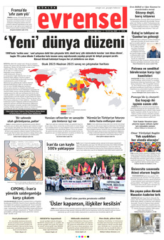 EVRENSEL 22 Haziran 2025 gazete manşeti