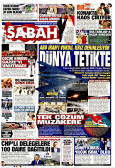 SABAH 23 Haziran 2025 gazete manşeti