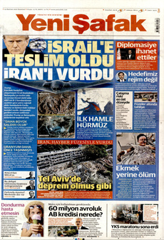 YENİ ŞAFAK 23 Haziran 2025 gazete manşeti