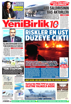 YENİBİRLİK 23 Haziran 2025 gazete manşeti