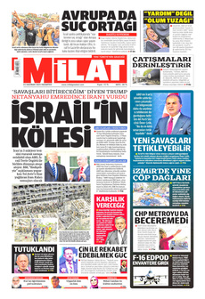 MİLAT 23 Haziran 2025 gazete manşeti