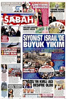 SABAH 23 Mart 2026 gazete manşeti