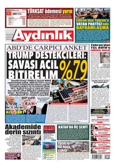 AYDINLIK GAZETESİ 23 Mart 2026 gazete manşeti