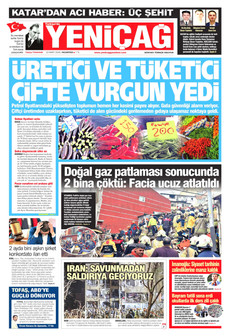 YENİÇAĞ 23 Mart 2026 gazete manşeti