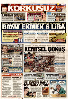 KORKUSUZ 23 Mart 2026 gazete manşeti