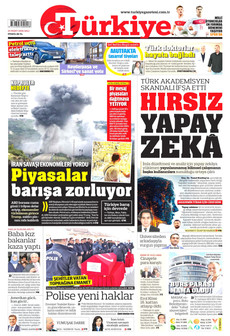 TÜRKİYE GAZETESİ 24 Mart 2026 gazete manşeti