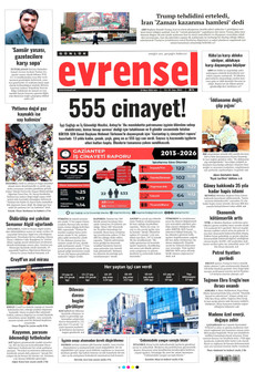 EVRENSEL 24 Mart 2026 gazete manşeti
