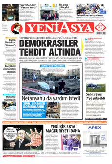 YENİ ASYA 24 Mart 2026 gazete manşeti