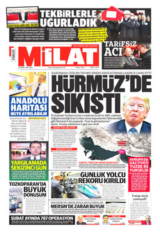 MİLAT 24 Mart 2026 gazete manşeti