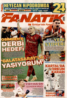 FANATİK 24 Mart 2026 gazete manşeti