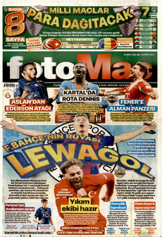 FOTOMAÇ 24 Mart 2026 gazete manşeti