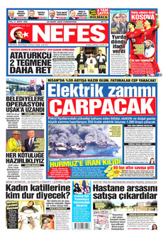 NEFES 28 Mart 2026 gazete manşeti