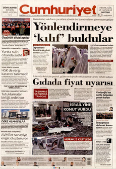 CUMHURİYET 28 Mart 2026 gazete manşeti