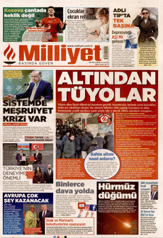 MİLLİYET 28 Mart 2026 gazete manşeti