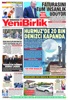 YENİBİRLİK 28 Mart 2026 gazete manşeti