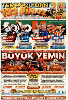 FOTOMAÇ 28 Mart 2026 gazete manşeti