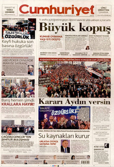 CUMHURİYET 30 Mart 2026 gazete manşeti