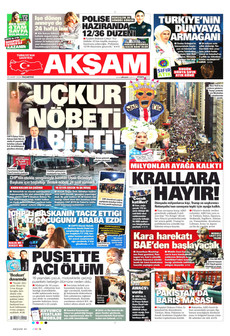AKŞAM 30 Mart 2026 gazete manşeti