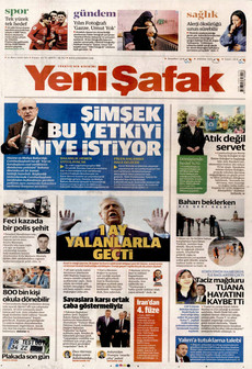 YENİ ŞAFAK 31 Mart 2026 gazete manşeti