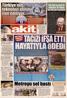 YENİ AKİT 31 Mart 2026 gazete manşeti