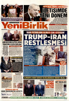 YENİBİRLİK 31 Mart 2026 gazete manşeti