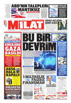 MİLAT 31 Mart 2026 gazete manşeti