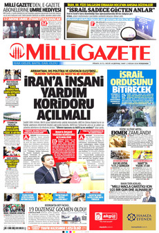 MİLLİ GAZETE 2 Nisan 2026 gazete manşeti