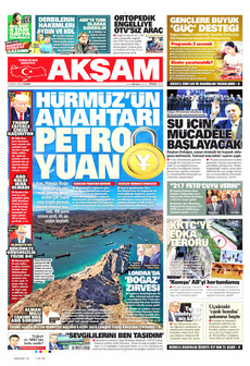 AKŞAM 3 Nisan 2026 gazete manşeti