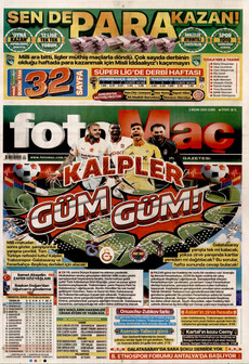 FOTOMAÇ 3 Nisan 2026 gazete manşeti