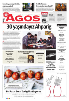 AGOS 3 Nisan 2026 gazete manşeti