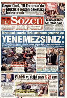 SÖZCÜ 4 Nisan 2026 gazete manşeti