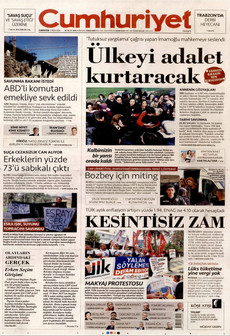 CUMHURİYET 4 Nisan 2026 gazete manşeti