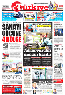TÜRKİYE GAZETESİ 4 Nisan 2026 gazete manşeti