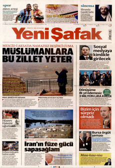 YENİ ŞAFAK 4 Nisan 2026 gazete manşeti